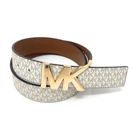 michael michael kors mk logo charm belt|MICHAEL Michael Kors Logo Reversible Belt .